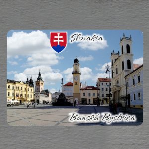 Banská Bystrica - znak - magnet obdélník