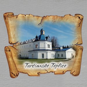 Turčianske Teplice - magnet pergamen