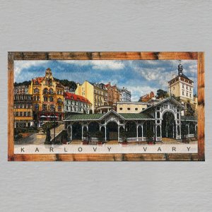 Karlovy Vary - Lázně - magnet DL rám