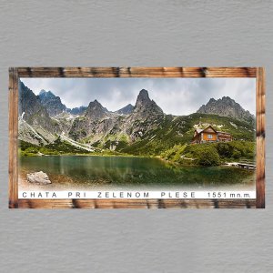 Vysoké Tatry - Chata pri Zelenom plese - magnet DL rám