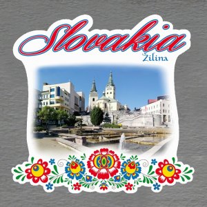 Žilina - magnet Slovakia výšivka