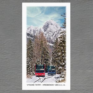 Vysoké Tatry - Hrebienok - magnet DL