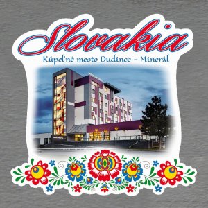 Dudince - Minerál - magnet Slovakia výšivka