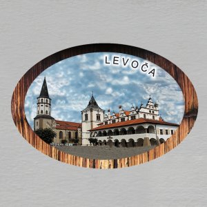 Levoča - magnet ovál