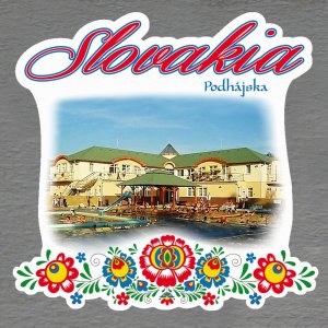 Podhájska - magnet Slovakia výšivka