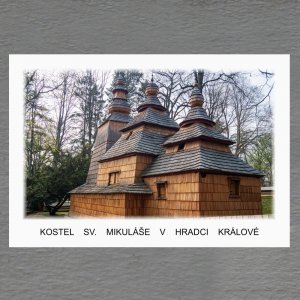 Hradec Králové - kostel sv. Mikuláše - magnet C6