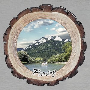 Pieniny - Magnet kůra kulatá