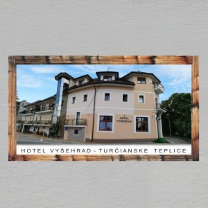 Hotel Vyšehrad - Turčianske Teplice - Magnet DL - dvojitý