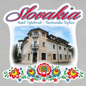 Hotel Vyšehrad - Turčianske Teplice - Magnet - Slovakia výšivka