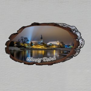 Uherský Ostroh - magnet kůra ovál