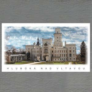 Hluboká nad Vltavou - Zámek 2 - magnet DL