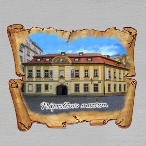 Náprstkovo muzeum - magnet pergamen