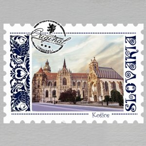 Košice - magnet známka Slovakia