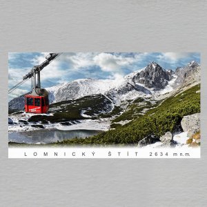 Lomnický štít - lanovka - magnet DL