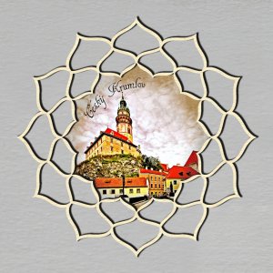 Český Krumlov - ozdoba - mandala 2