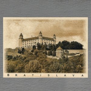 Bratislava - Hrad - pohled C6 - sépie