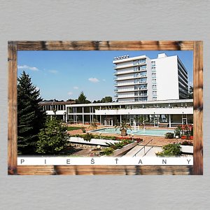 Piešťany - Hotel Grand - magnet C6 rám