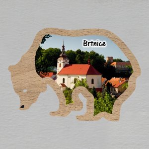 Brtnice - magnet medvěd