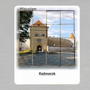 Kežmarok - hlavolam - 16 dílků