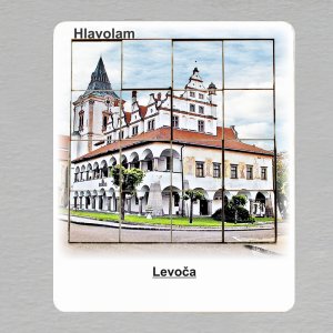 Levoča - hlavolam 16 dílků