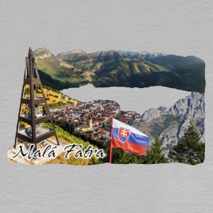 Malá Fatra - magnet prořez