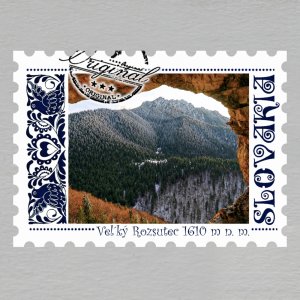 Vel'ký Rozsutec - magnet známka Slovakia