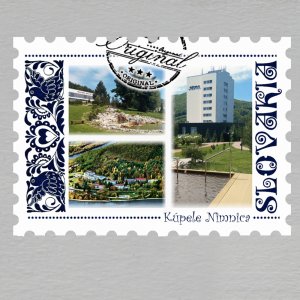 Kúpele Nimnica 4 - magnet známka Slovakia