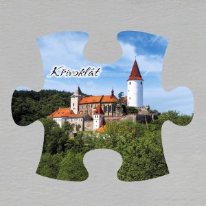 Křivoklát - hrad - magnet puzzle