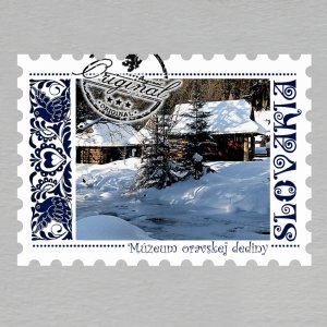 Múzeum oravskej dediny - Magnet známka Slovakia