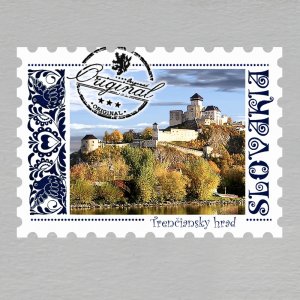 Trenčiansky hrad - magnet známka Slovakia