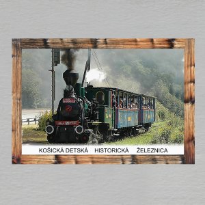 Detská železnica Košice - magnet C6 dvojitý