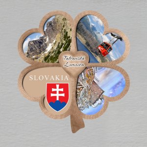 Tatranská Lomnica - magnet čtyřlístek