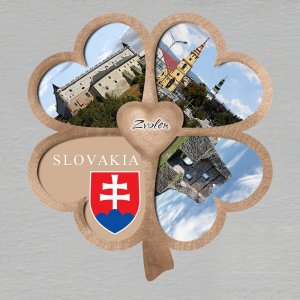 Zvolen - magnet čtyřlístek