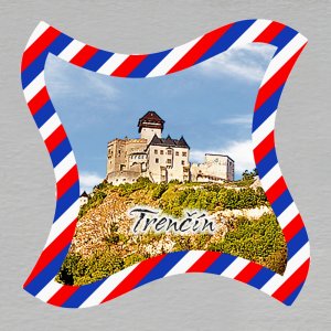 Trenčín - magnet trikolora