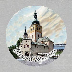 Banská Bystrica - magnet kulatý 6 cm