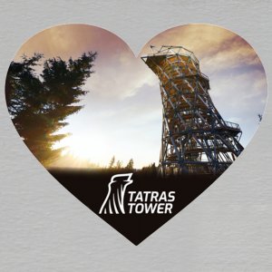 Tatras Tower - magnet srdce 6 cm