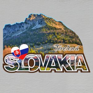 Terchová - magnet masiv ořez SLOVAKIA