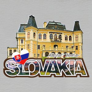 Kaštiel´Betliar - magnet ořez masiv SLOVAKIA