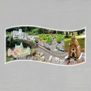 Liptovský Ján - Park miniatúr - magnet vlnka koláž