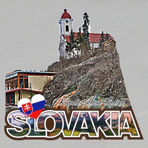 Sklené Teplice - magnet ořez masiv SLOVAKIA