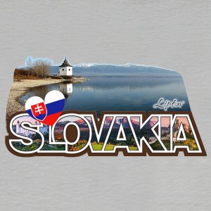 Liptov - magnet ořez masiv SLOVAKIA