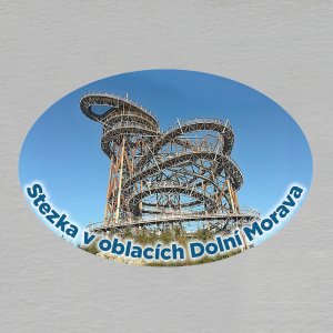 Dolní Morava - Stezka v oblacích - magnet ovál