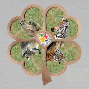 Košice ZOO - magnet čtyřlístek