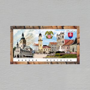 Banská Bystrica - magnet trojitý - nová verze