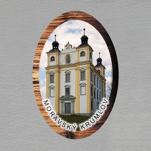 Moravský Krumlov 1 - magnet ovál