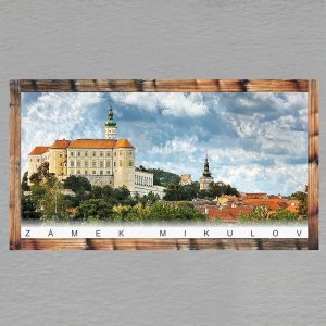 Mikulov - Zámek 1 - magnet DL  rám