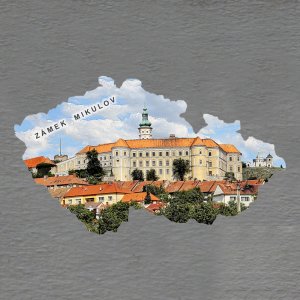 Mikulov - Zámek 2 - magnet mapa