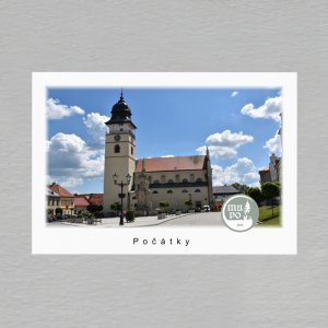 Počátky - kostel - magnet C6 rám