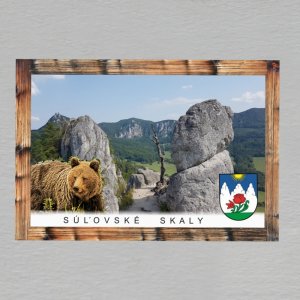 Súľovské skaly - magnet C6 dvojitý