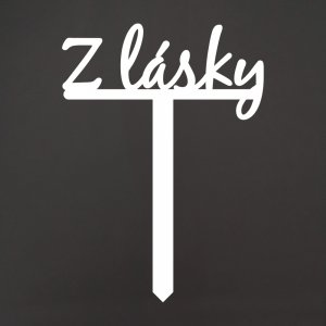 Zápich - Z lásky - bílý